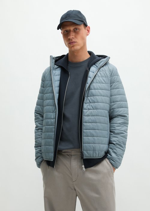 Quilted Jacket, Regular Fit — Black Pepper