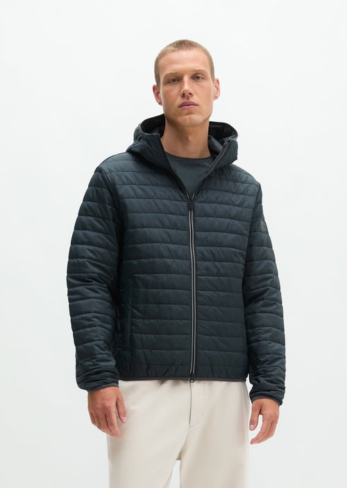 Quilted Jacket, Regular Fit — Peppercorn Grey