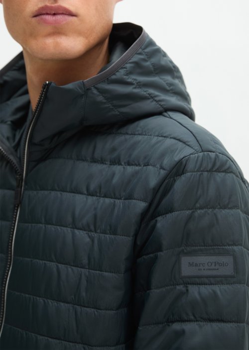 Quilted Jacket, Regular Fit — Peppercorn Grey