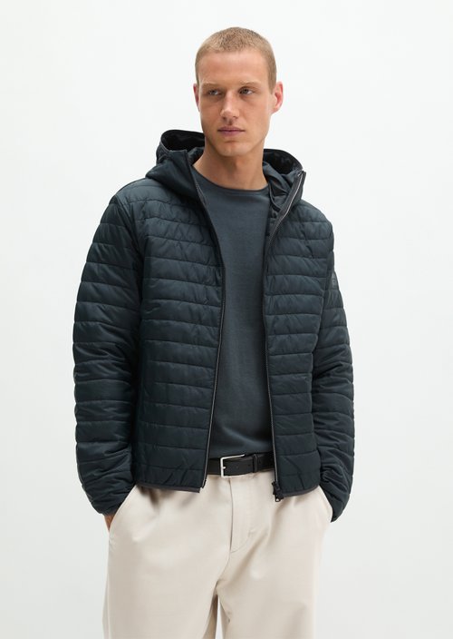 Quilted Jacket, Regular Fit — Peppercorn Grey