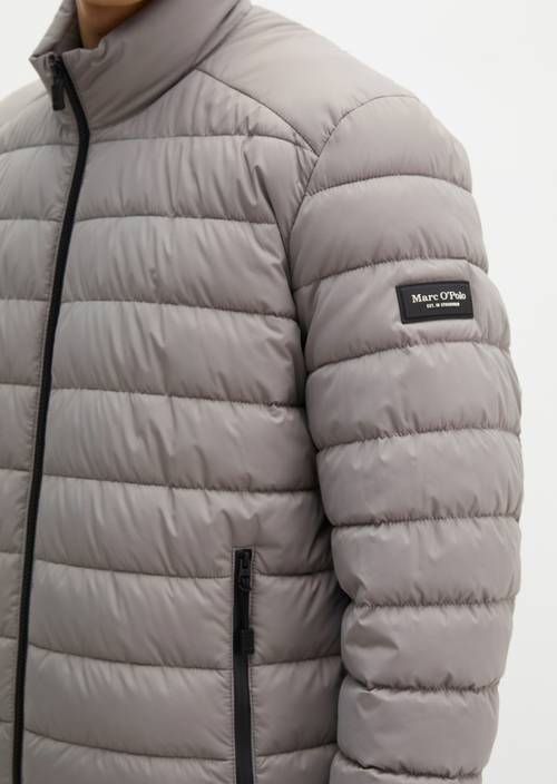 Steppjacke regular Graphite Dust in Detailansicht