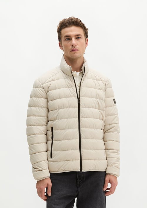 Quilted jacket regular — Grey Silk