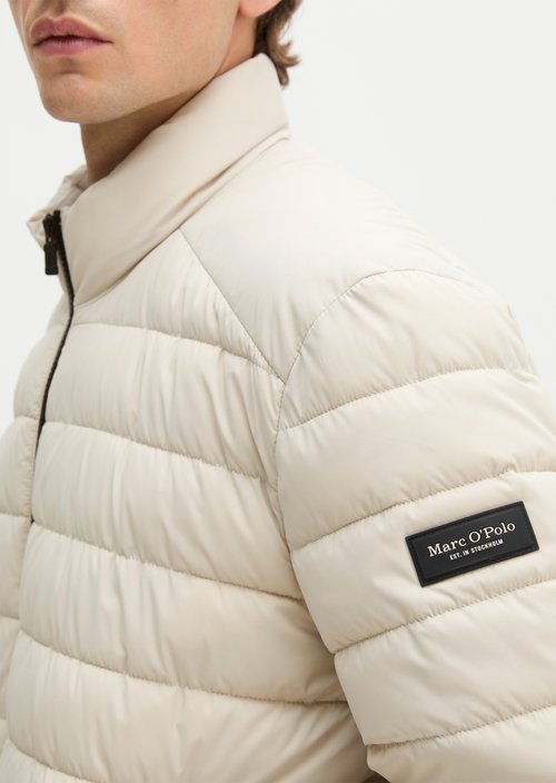 Quilted jacket regular — Grey Silk