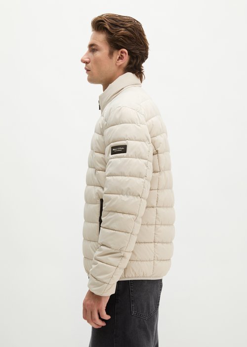 Quilted jacket regular — Grey Silk