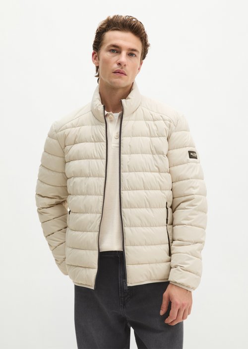 Quilted jacket regular — Grey Silk