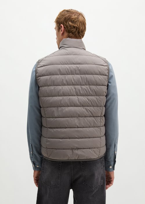 Regular quilted vest — Graphite Dust