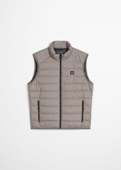 Regular quilted vest — Graphite Dust