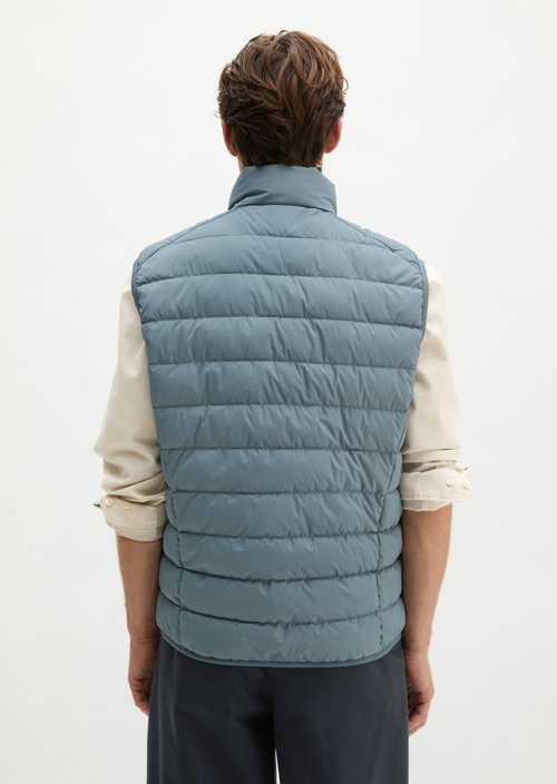 Regular quilted vest — Black Pepper