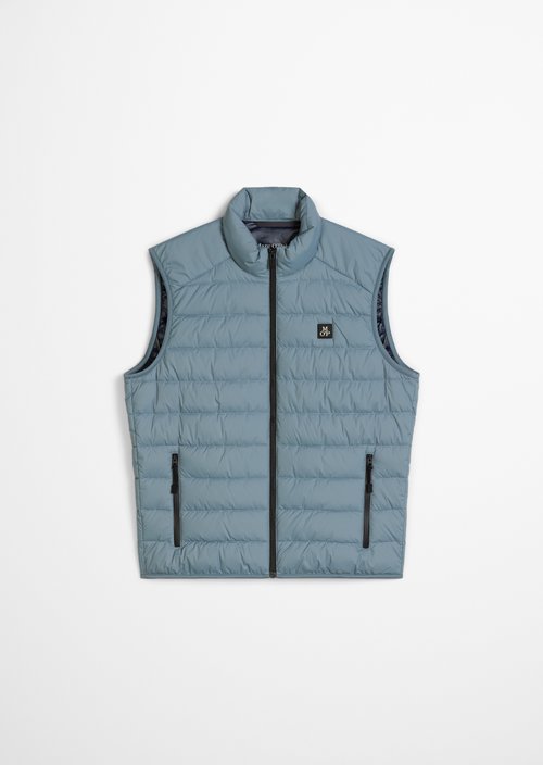 Regular quilted vest — Black Pepper