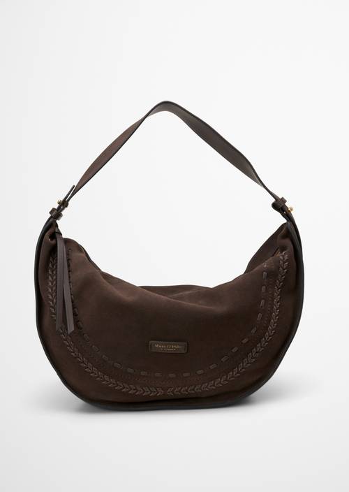 Borsa a tracolla Burnt Coffee in vista frontale