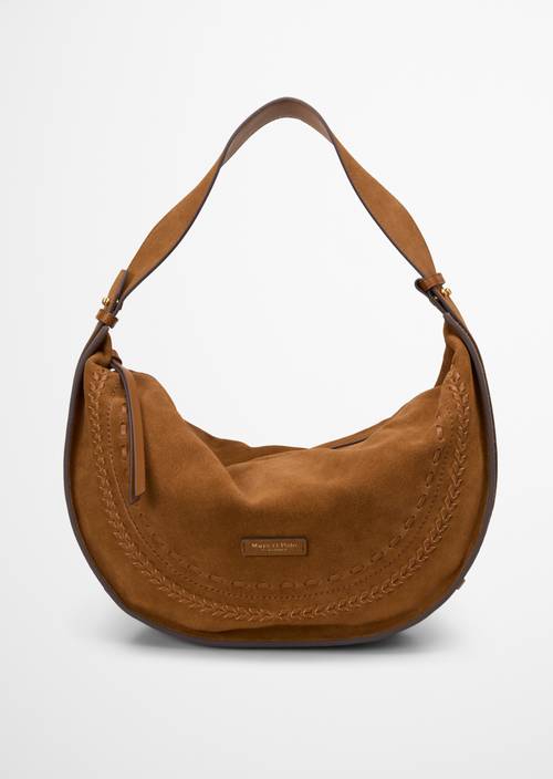 Borsa a tracolla Burnt Tobacco in vista frontale