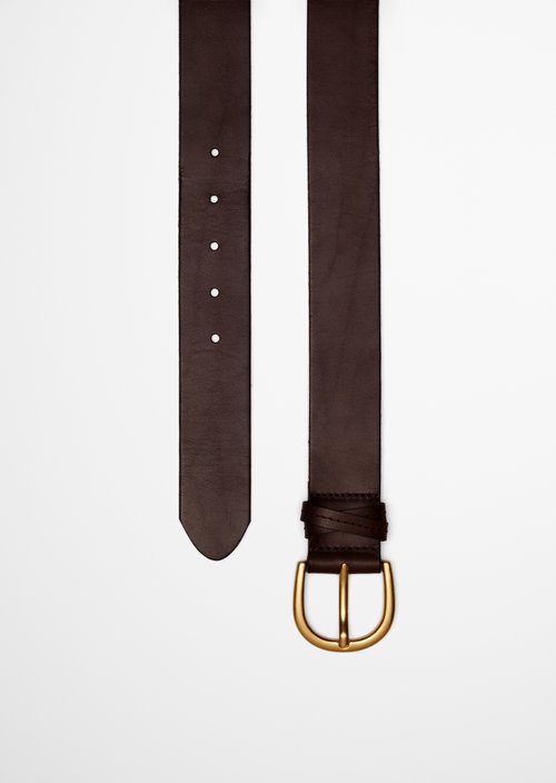 Belt model Edis — Burnt Coffee