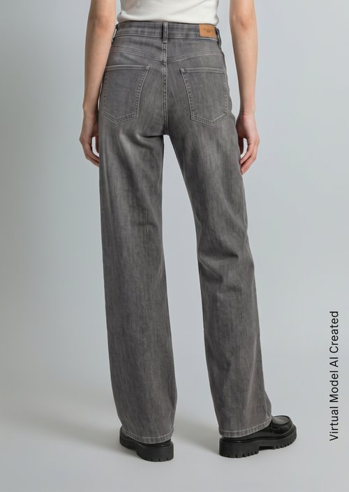 Tomma Wide Jeans — Dark Grey