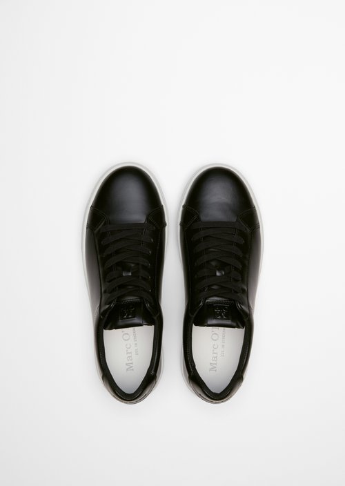 Cup sole sneaker model Agar — Black