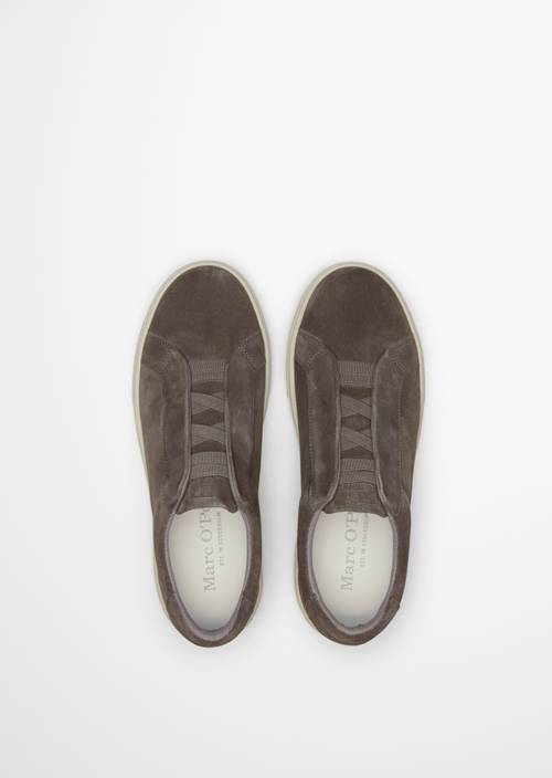Sneaker slip-on modello Agar Grey Morn in vista dall’alto