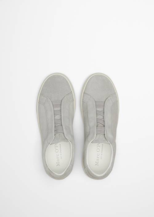 Sneaker slip-on modello Agar Light Grey in vista dall’alto