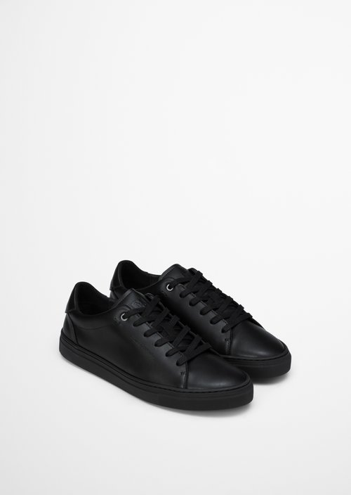 Cup sole sneaker model Alf — Black