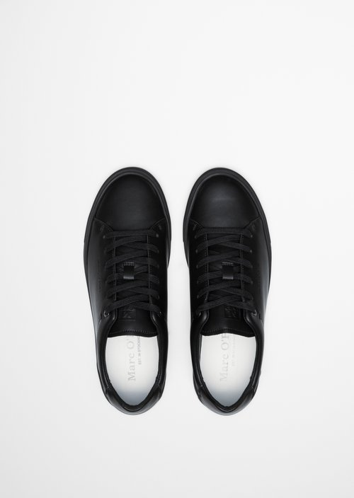 Cup sole sneaker model Alf — Black