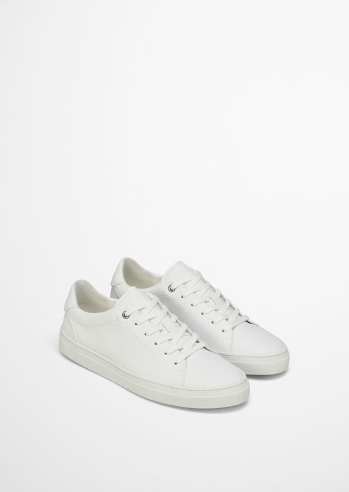 Cup sole sneaker model Alf — White