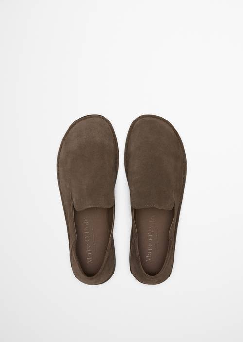 Mocassino modello Arvid Dark Nickle in vista dall’alto