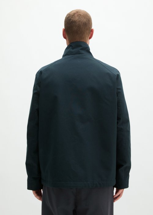 Regular-Fit Canvas Jacket — Peppercorn Grey