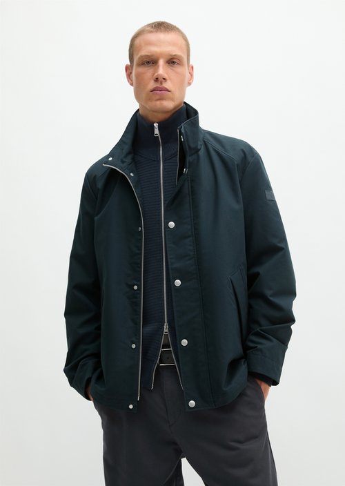 Regular-Fit Canvas Jacket — Peppercorn Grey