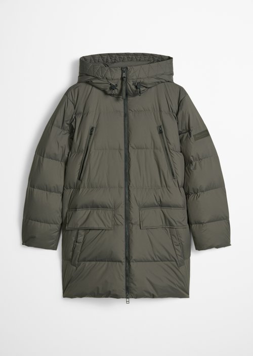 Regular-Fit Quilted Down Jacket — Wooden Earth