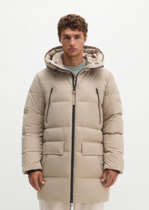 Regular-Fit Quilted Down Jacket — Charleston Gray