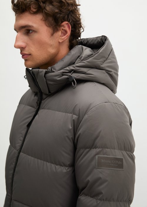 Regular-Fit Quilted Down Jacket — Wooden Earth