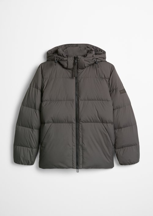 Regular-Fit Quilted Down Jacket — Wooden Earth