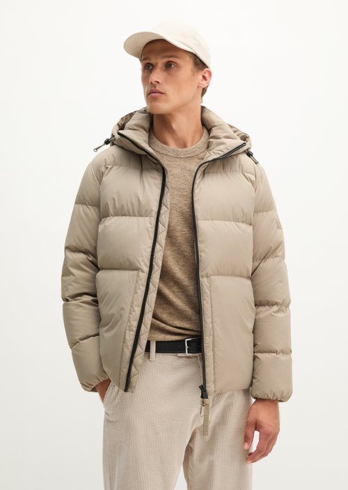 Regular-Fit Quilted Down Jacket — Charleston Gray