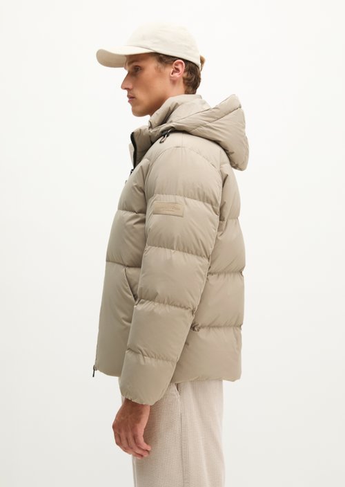 Regular-Fit Quilted Down Jacket — Charleston Gray