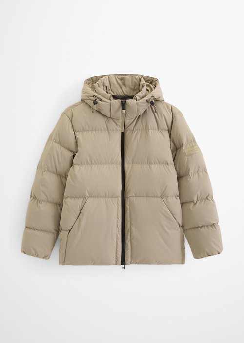 Regular-Fit Quilted Down Jacket — Charleston Gray