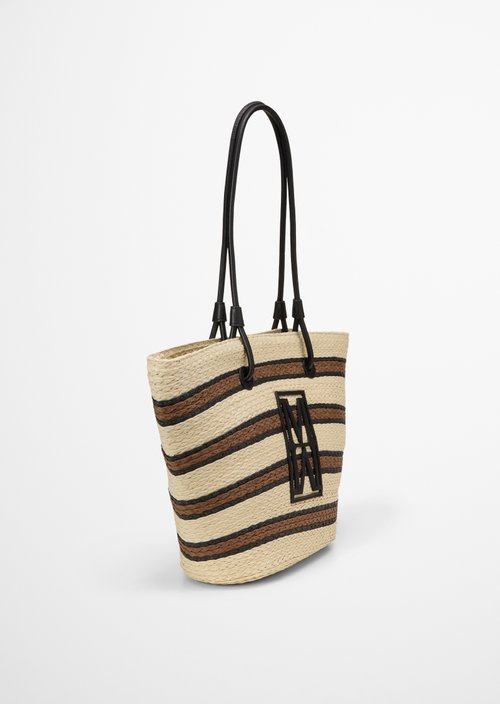 Bast-Shopper large — Light Raffia