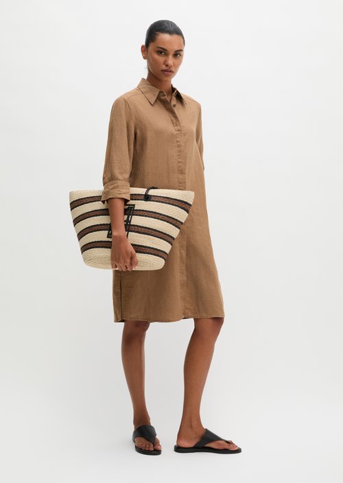 Bast-Shopper large — Light Raffia