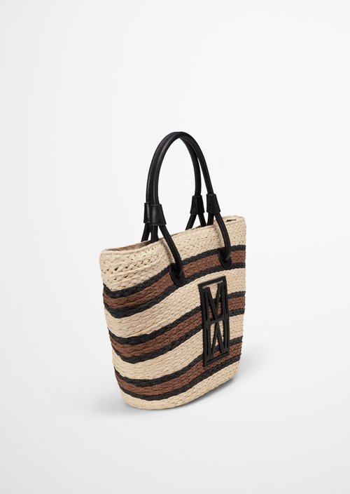 Small raffia shopper — Light Raffia