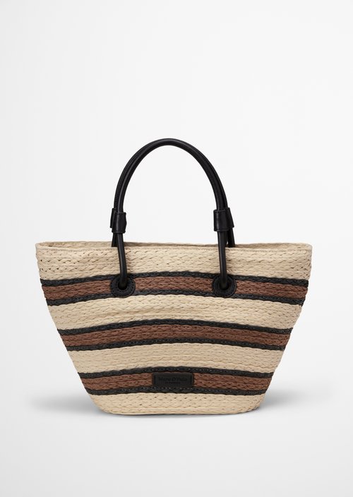 Small raffia shopper — Light Raffia