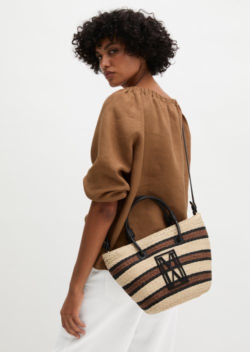 Small raffia shopper — Light Raffia