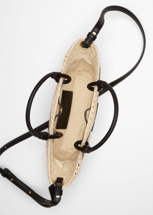Small raffia shopper — Light Raffia