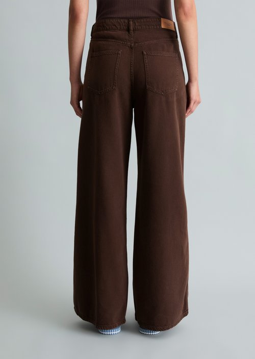 Jeans model Anjo wide — Shaded Brown