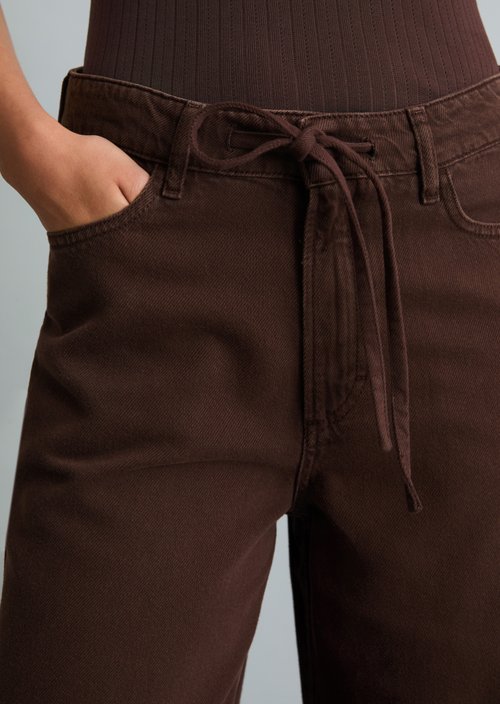 Jeans model Anjo wide — Shaded Brown