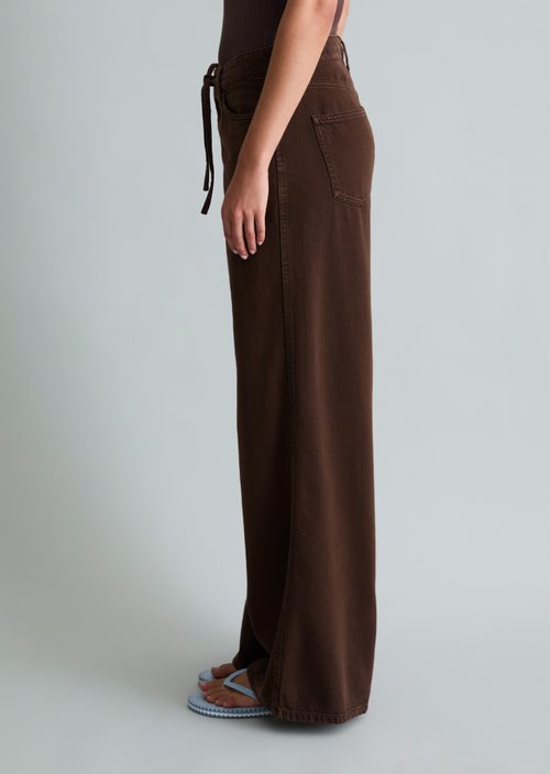 Jeans model Anjo wide — Shaded Brown