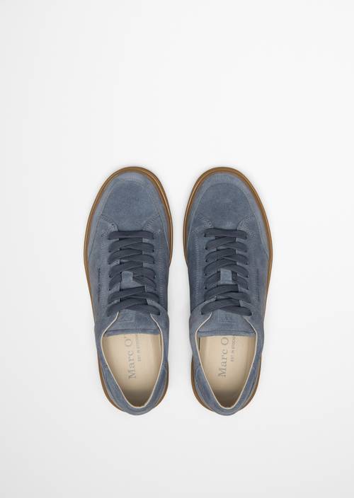 Sneaker model Enrique Stormy Blue in bovenaanzicht