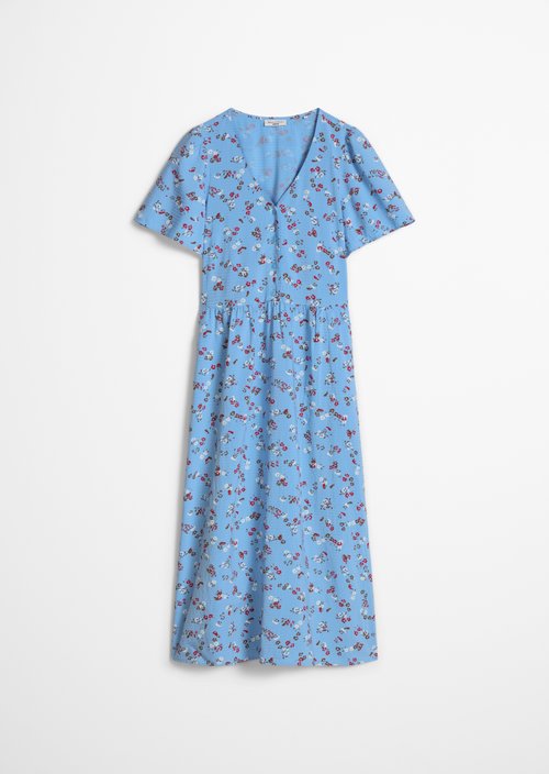 Print dress regular — Light Blue