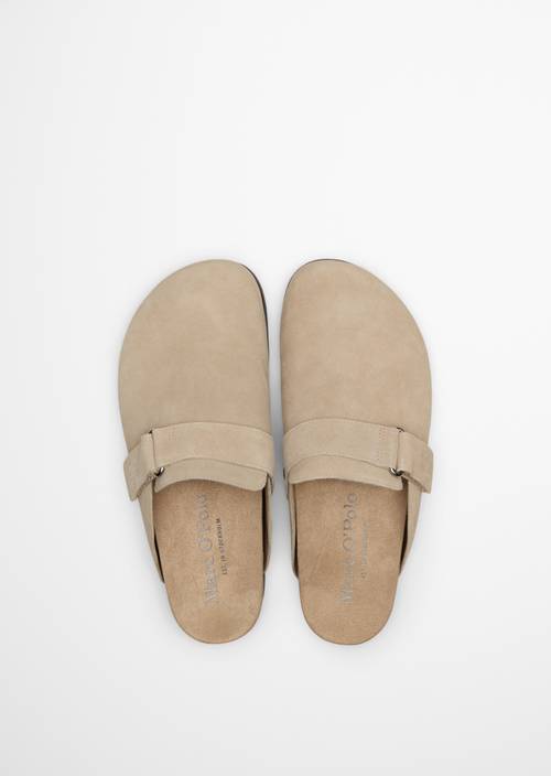 Pantolette Model Federico Dusty Sand in Ansicht von oben