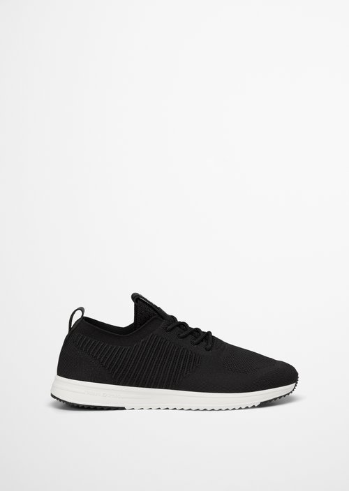 Knitted sneaker model Jasper — Black