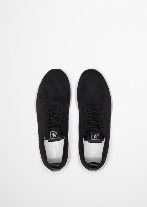 Knitted sneaker model Jasper — Black