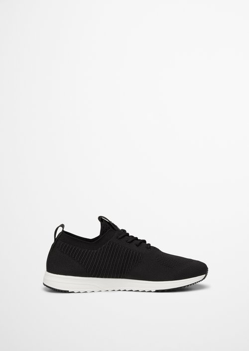 Knitted sneaker model Jasper — Black