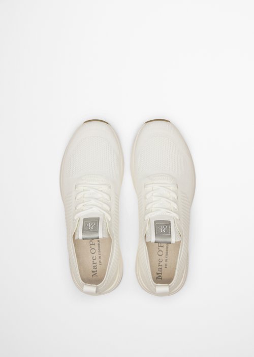 Knitted sneaker model Jasper — White