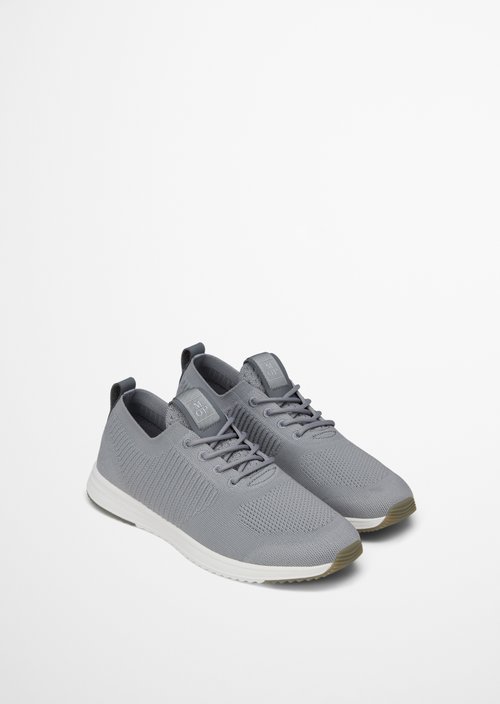 Knitted sneaker model Jasper — Grey